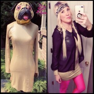 FOREVER 21, gold, sequin, mini dress!!